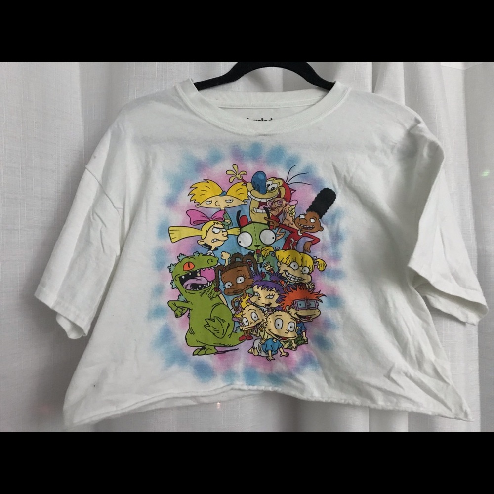 Nickelodeon cartoon crop top